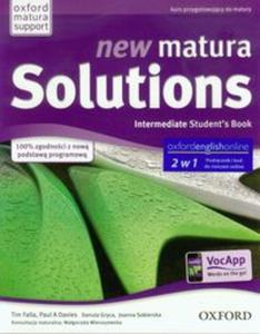 Matura Solutions Intermediate Student`s Book+Exam Brochure+Online Workbook - 2857664773