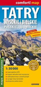 Tatry Wysokie i Bielskie polskie i sowackie mapa turystyczna laminowana 1:30 000 - 2857664995