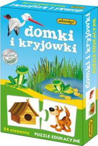 Domki i kryjwki Puzzle edukacyjne - 2857665281