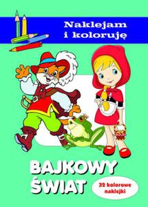 Bajkowy wiat. Naklejam i koloruj. - 2857665324