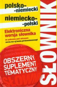 Sownik polsko-niemiecki niemiecko-polski z suplementem bez CD