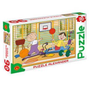 Puzzle 90 Bolek i Lolek sala gimnastyczna - 2857668195