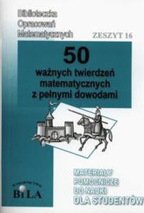 50 wanych twierdze matematycznych z penymi dowodami - 2857669097