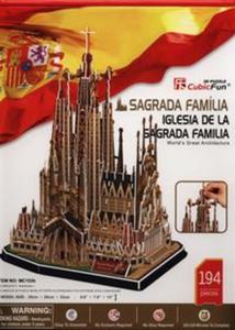 Puzzle 3D Katedra Sangrada Familia w Barcelonie - 2857669553
