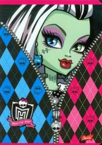 Zeszyt Monster High A5 w 3 linie 16 kartek linia dwukolorowa - 2857671002