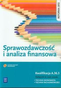 Sprawozdawczo i analiza finansowa Podrcznik do nauki zawodu technik ekonomista technik rachunkowoci - 2857671097