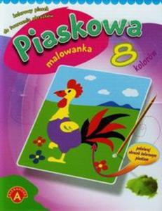 Piaskowa malowanka mini kogut