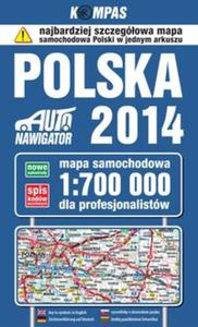 Mapa samochodowa. Polska 1:700 000 dla profesjonalistw - 2857673515