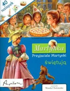 Martynka. Przyjaciele Martynki. Pakiet 4 ksiek z naklejkami. - 2857673716