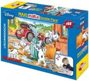 Puzzle dwustronne maxi 101 Dalmatyczykw 108 - 2857673754