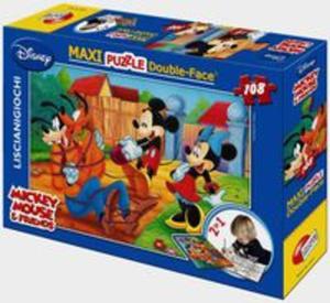 Mickey Mouse Puzzle dwustronne maxi - 2857673757