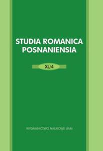 Studia Romanica Posnaniensia XL/4 - 2857674767