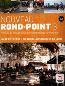 Nouveau Rond-Point 3 B2 Podrcznik z pyt CD - 2857676816