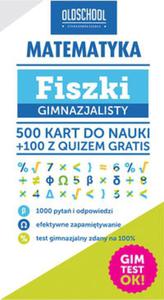 Matematyka Fiszki gimnazjalisty - 2857677080