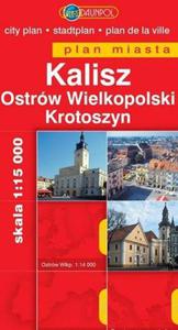 Plan miasta Kalisz, Ostrów Wielkopolski, Krotoszyn 1:15 000