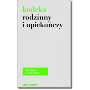 Kodeks rodzinny i opiekuczy 2014 - 2857678168