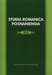 Studia Romanica Posnaniensia XL/3 - 2857679505