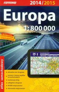 Europa atlas samochodowy 1:800 000