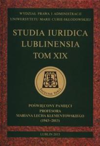 Studia Iuridica Lublinensia Tom XIX - 2857680150