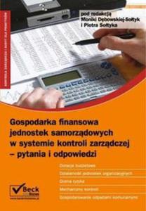 Gospodarka finansowa jednostek samorzadowych w systemie kontroli zarzdczej - pytania i odp. - 2857680178