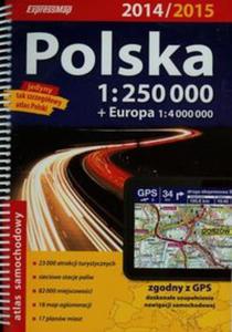 Atlas samochodowy Polska 1:250 000 - 2857680372