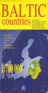Kraje Batyckie mapa 1:700 000