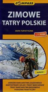 Zimowe Tatry Polskie mapa turystyczna 1:30 000 - 2857680589