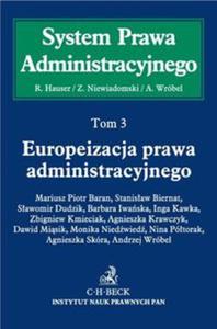 Europeizacja prawa administracyjnego Tom 3