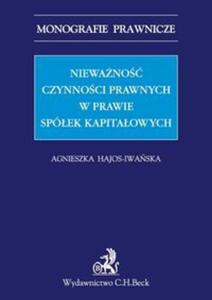 Niewano czynnoci prawnych w prawie spóek kapitaowych