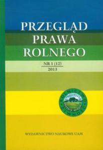 Przegld Prawa Rolnego nr 1 (12) 2013