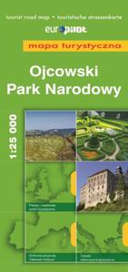 Mapa turystyczna. Ojcowski Park Narodowy. Skala 1 : 25 000. Europilot - 2857682382