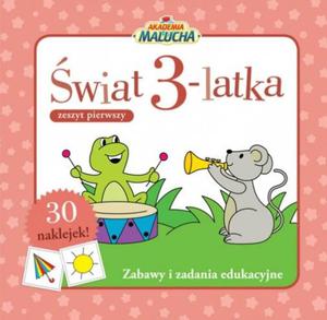 wiat 3-latka. Zeszyt 1. Akademia malucha - 2857682966