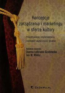 Koncepcje zarzdzania i marketingu w sferze kultury - 2857683946