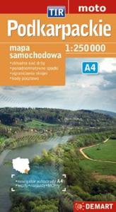 Podkarpackie TIR mapa samochodowa 1:250 000