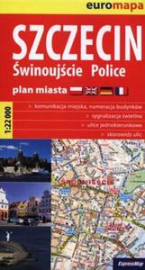 Szczecin winoujcie Police 1:22 000 plan miasta - 2857685846