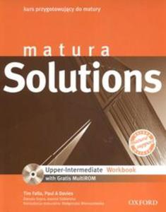 Matura Solutions. Upper-Intermediate Workbook with Gratis MultiROM - 2825659589