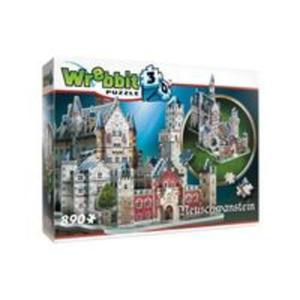 Puzzle 3D Zamek Neuschwanstein 890 - 2857686229