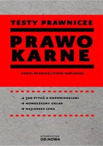 Testy prawnicze Prawo karne - 2857686827