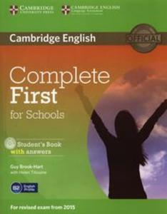 Complete First for Schools Student's Book with Answers + CD - 2857687453