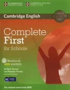 Complete First for Schools Workbook with Answers + CD - 2857687454