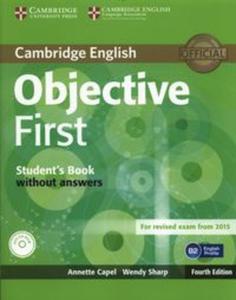 Objective First Student's Book without Answers + CD - 2857687461