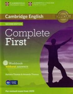 Complete First Workbook without answers z pyt CD - 2857688161