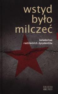 Wstyd bylo milcze