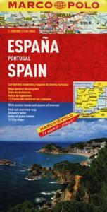 Hiszpania Portugalia Mapa drogowa 1:300 000 Marco Polo - 2857689193