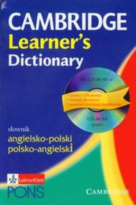 Cambridge Learner's Dictionary Sownik angielsko polski polsko angielski + CD - 2857690297