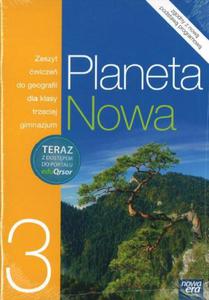 Planeta Nowa. Gimnazjum, cz 3. Geografia. Zeszyt wicze z dostpem do portalu eduQrsor - 2857691003