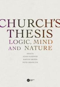 Church?s Thesis. Logic, Mind and Nature - 2857691708