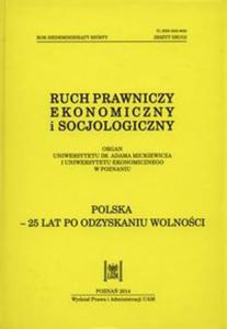 Ruch prawniczy ekonomiczny i socjologiczny Rok 76 zeszyt 2 - 2857692077