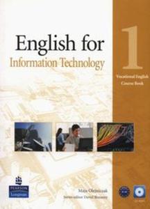 English for information technology 1 Course Book + CD - 2857692361