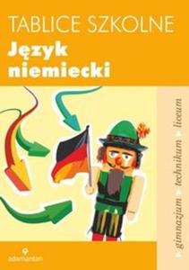 Tablice szkolne. Jzyk niemiecki. Gimnazjum / technikum / liceum - 2857693270